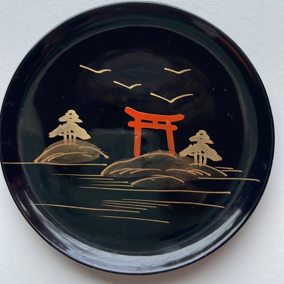 Vintage Laquerware Coaster Set - Picture 4 of 11